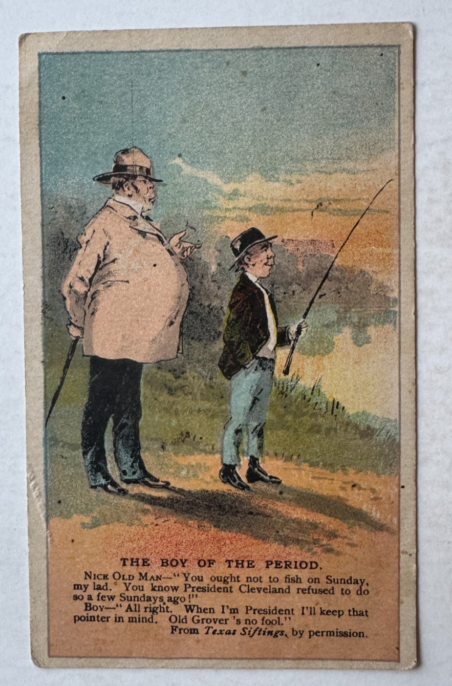 Vintage Victorian Trade Card Arbuckles Ariosa Coffee Fishing on Sunday factory