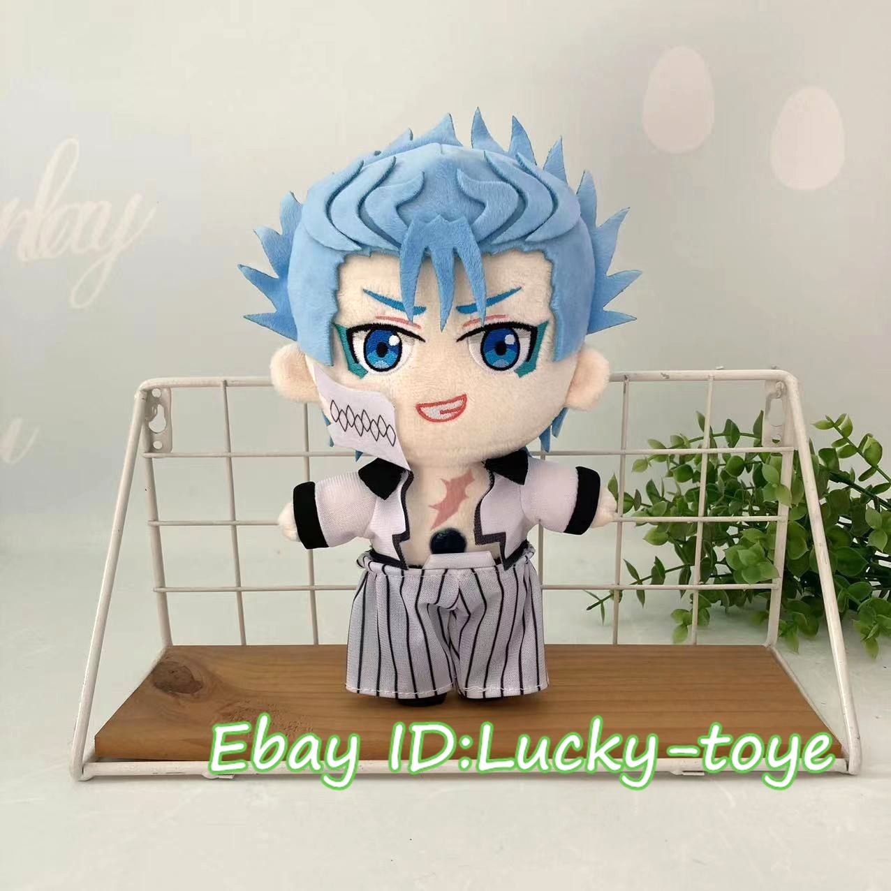 8” Grimmjow Jaegerjaques Plush Doll Stuffed Plushie Pillow Anime Gift 20cm