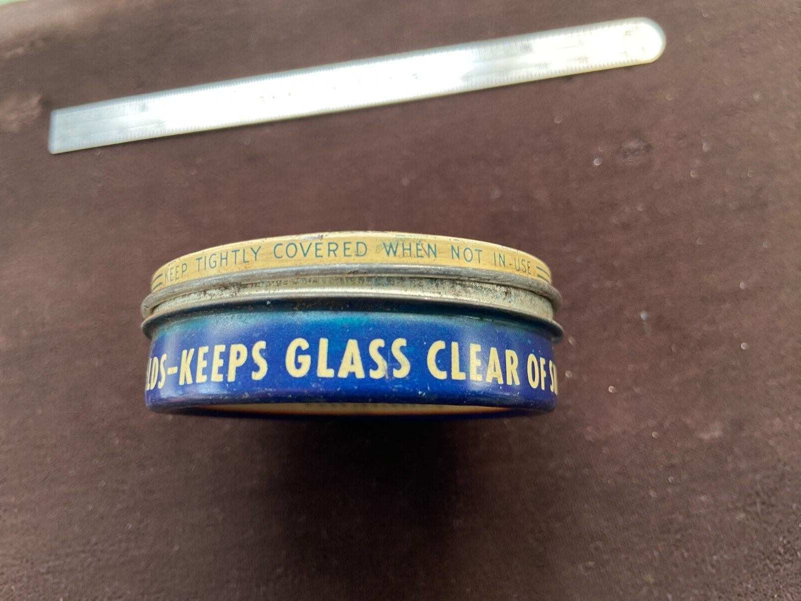 Vintage Veeco Mystic Magic Anti-Frost Advertising Keeps Glass Clear USA Partial