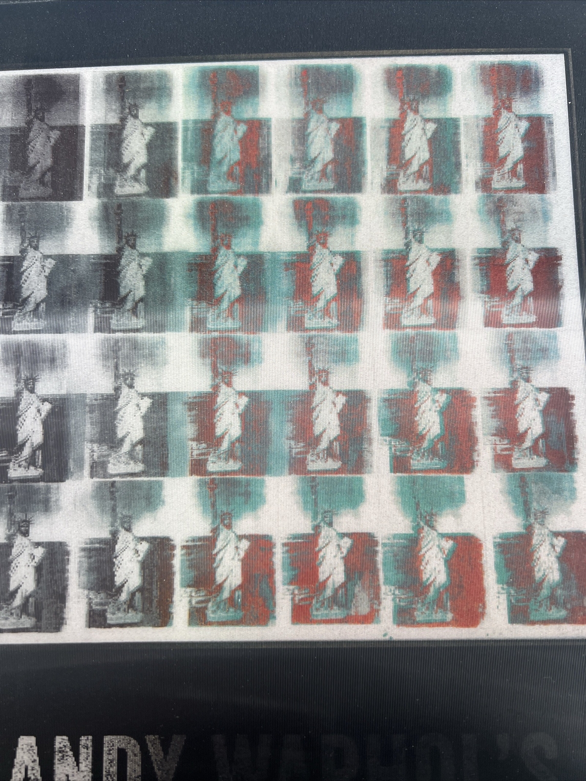 Christie’s Andy Warhol Art Statue Of Liberty Catalog In 3-D + Glasses Book 2012
