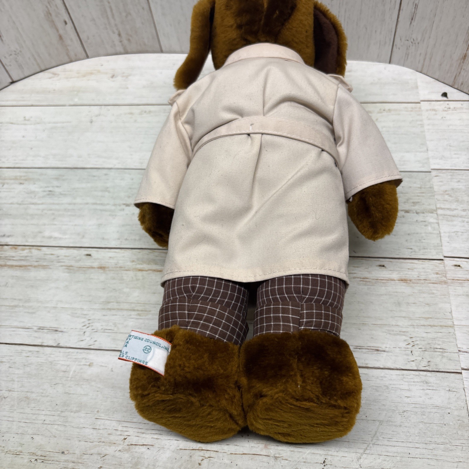 Vintage 1979 1981 McGruff the Crime Dog Plush Doll 14”INCH