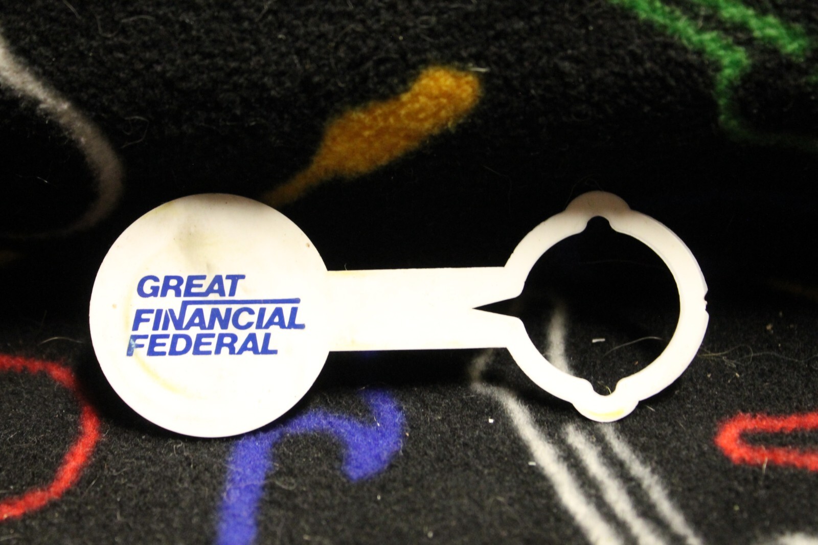 GREAT FINANCIAL Federal KY Bank BOTTLE Cap COVER Drinks POP Soda PROMO Rare USA