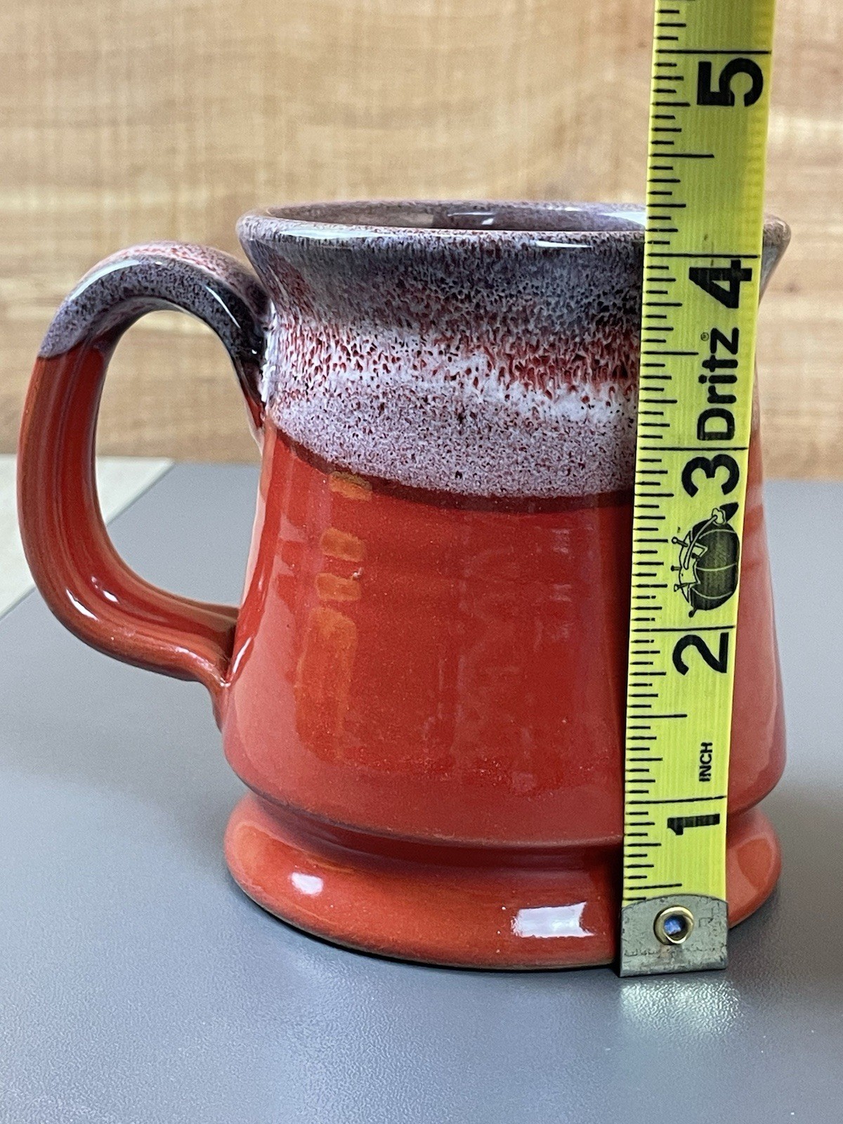 Deneen Pottery Mug Brother Juniper’s Memphis, TN Red Hand Thrown Footed Cup 2012
