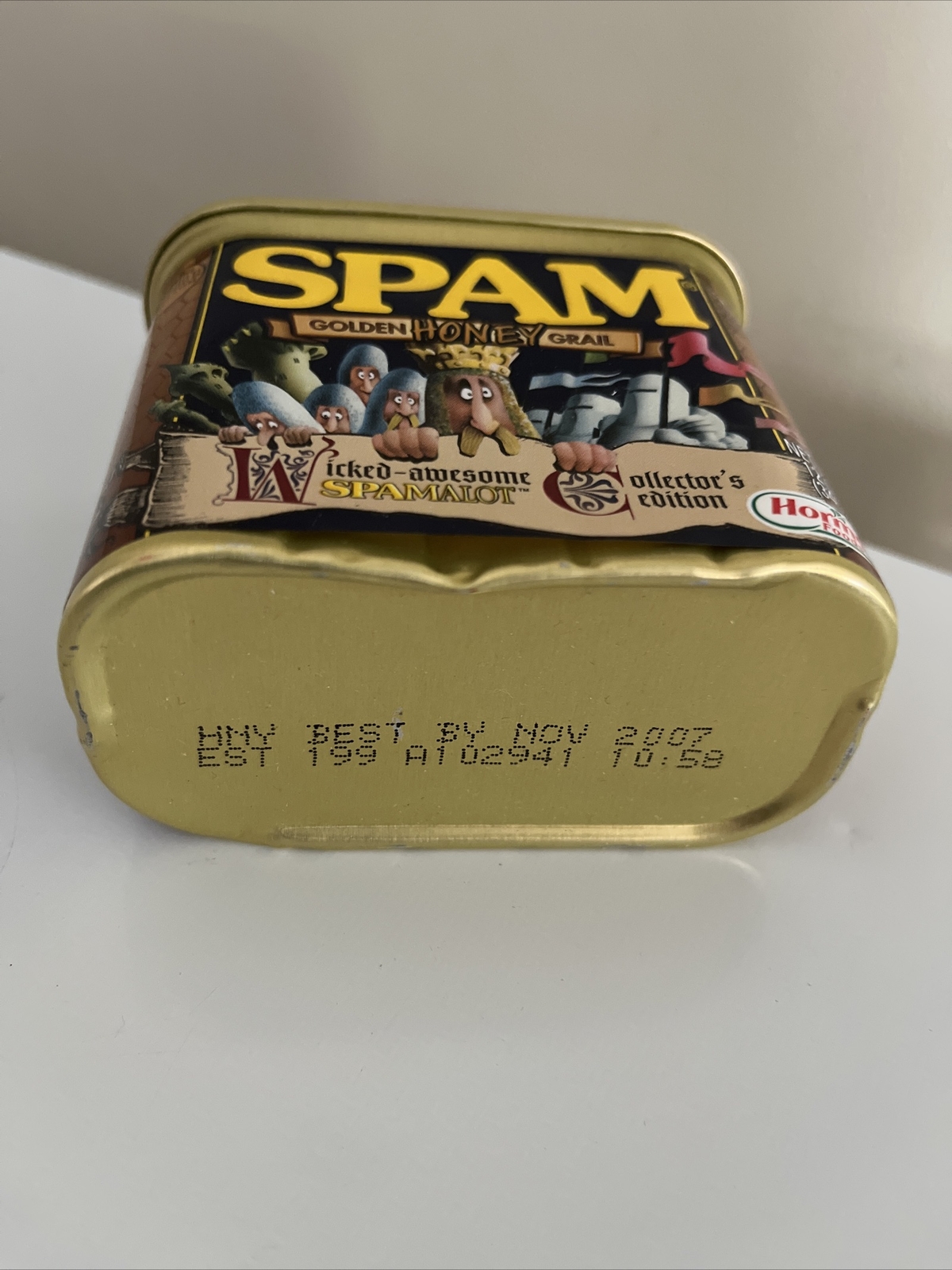 Monty Python SPAM Collectors Edition Spamalot SEALED CAN Signed Mike Nichols