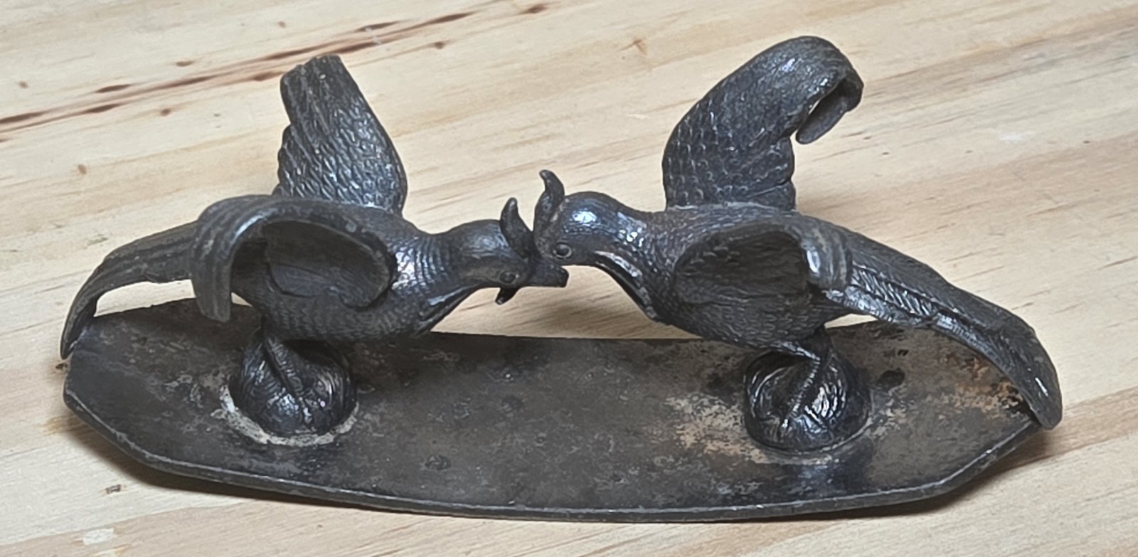Antique Victorian Bird Rocker Ink Blotter Meriden Silver Plate Co No 19 Rare