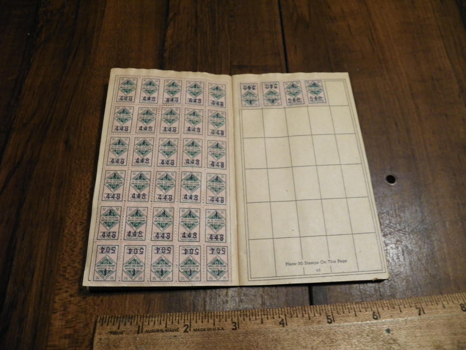 1955 UNITED TRADING STAMPS Premium Redemption Book; Grocery Trading Stamps