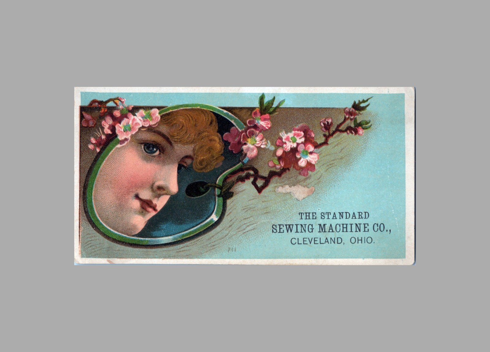 Standard Sewing Machine Rockville Connecticut Victorian Trade Card