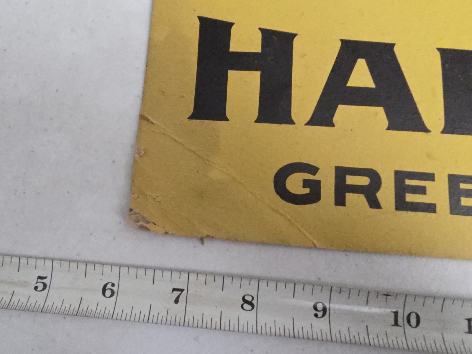 Vintage W. A. Kreps Buggies And Harness Greenville PA Advertising Cardstock Sign