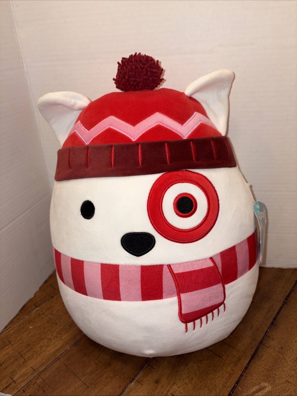 Jazwares SQUISHMALLOWS 14 inch TARGET mascot Bullseye dog With Tag