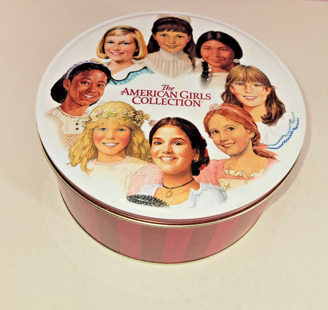 The American Girls Collection Tin Lid Hallmark 2003 Pleasant Company Round Mint