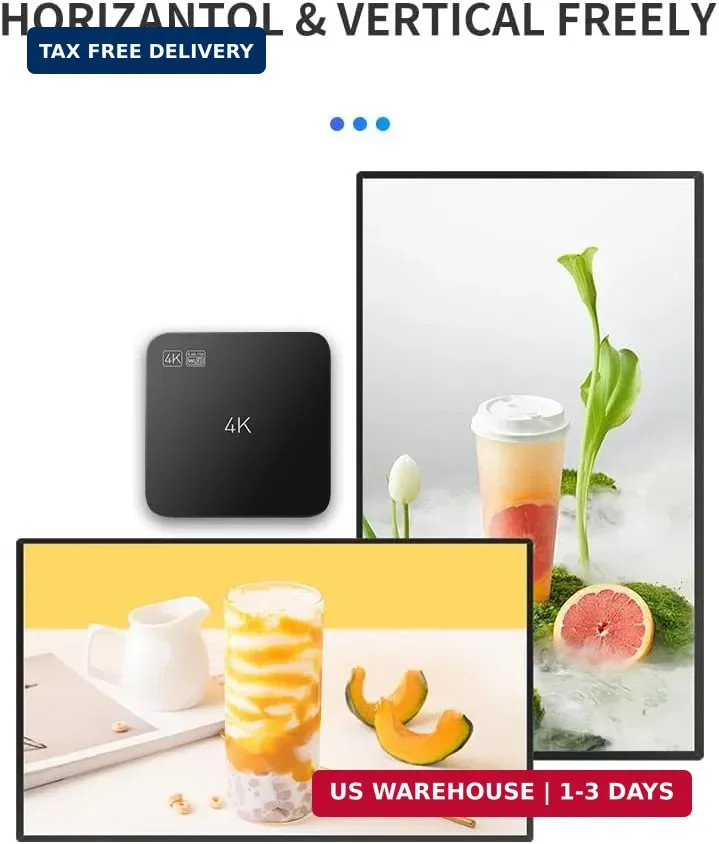 Digital Signage Advertising Display Box Commercial AD Media Player for Restaruan