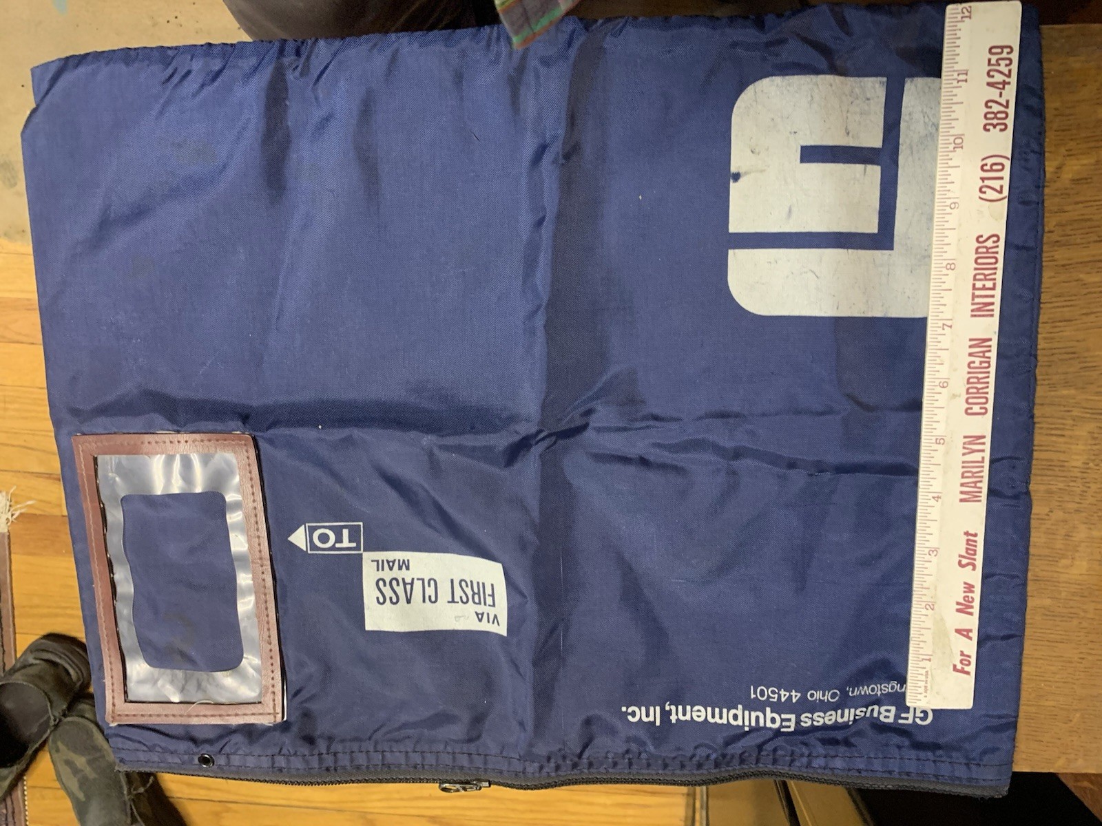 Vintage Mail Bag – The General Fireproofing Co Youngstown, Ohio Good Condition