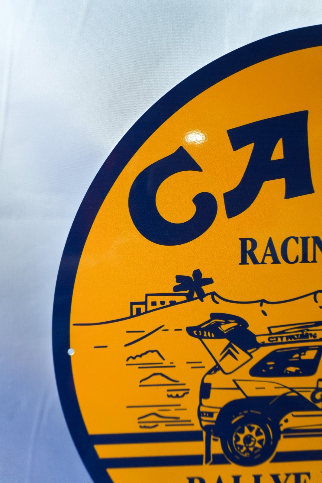 Camel Racing Service – Rallye Paris Dakar Heavy Metal Sign – 50 cm (19.7”)