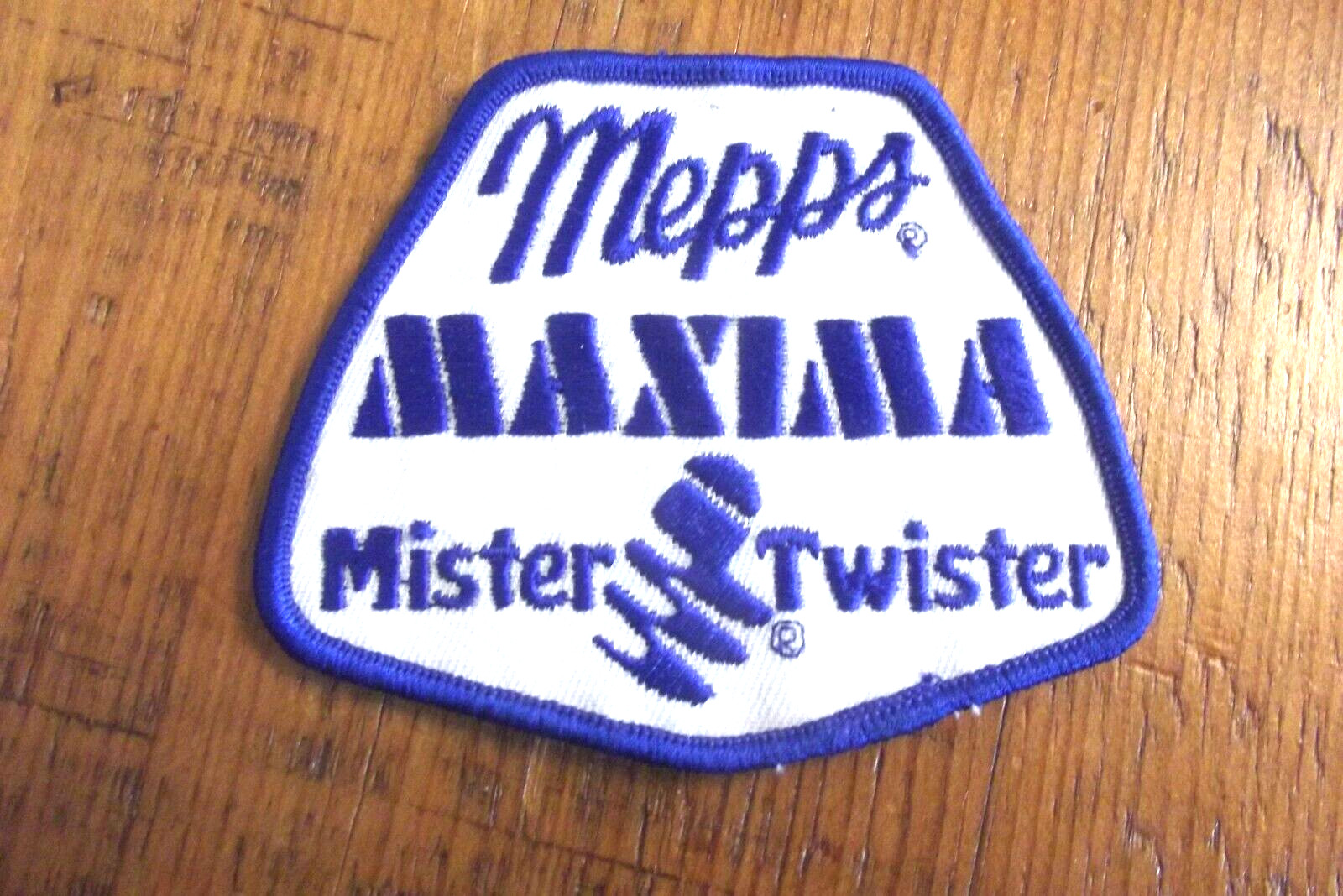 Mister Twister Mepps Maxima Fishing Lure Tackle Jacket Patch Free Shipping