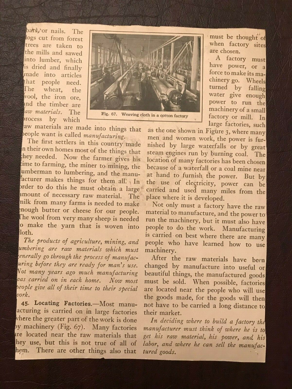 Vintge Steel Mill – Industrial Periodical Manufacture Article Clipping – 1930’s