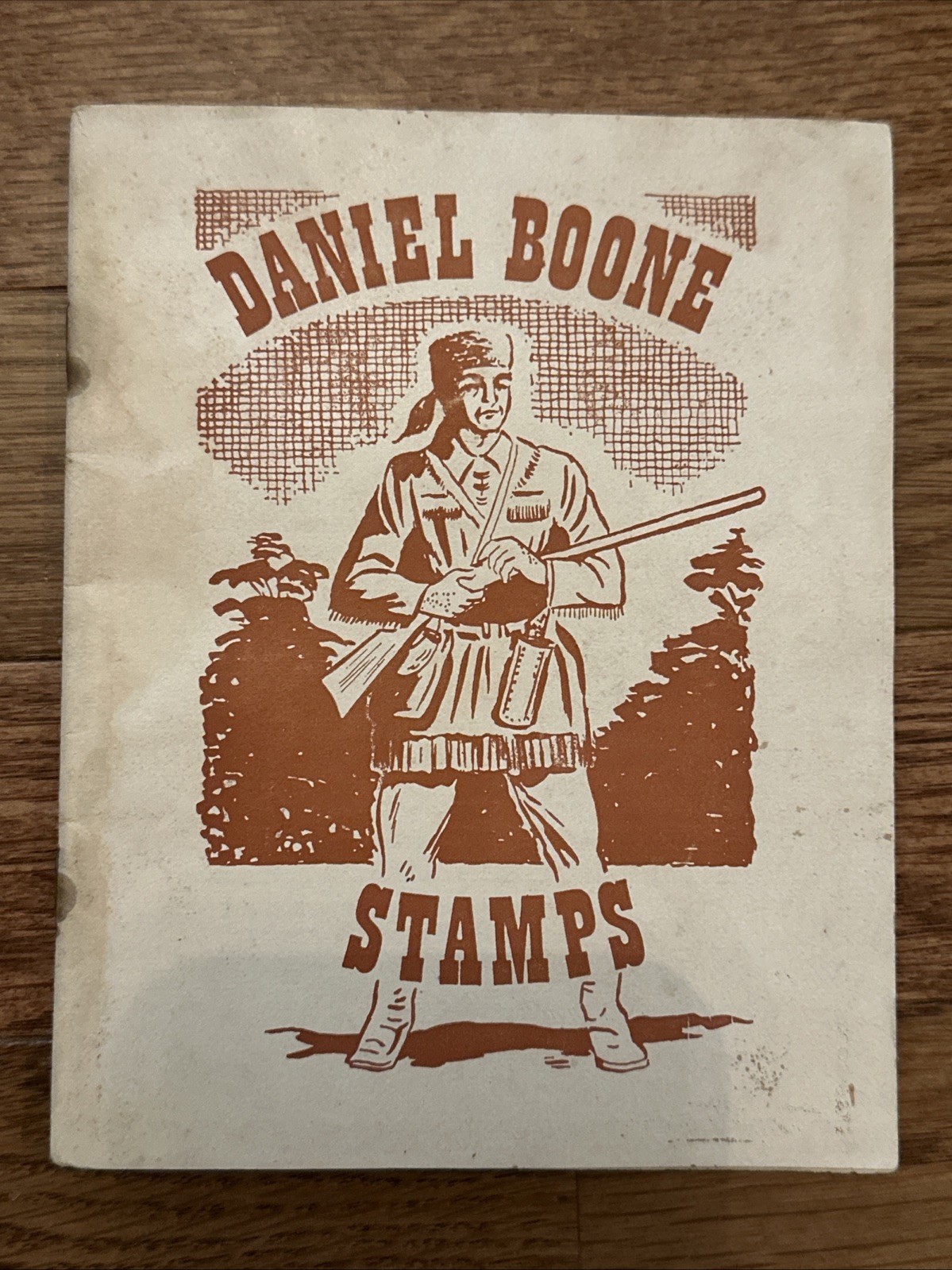 *RARE* Vintage Daniel Boone Stamp Collector Book Stamps Booklets Lot Of 2