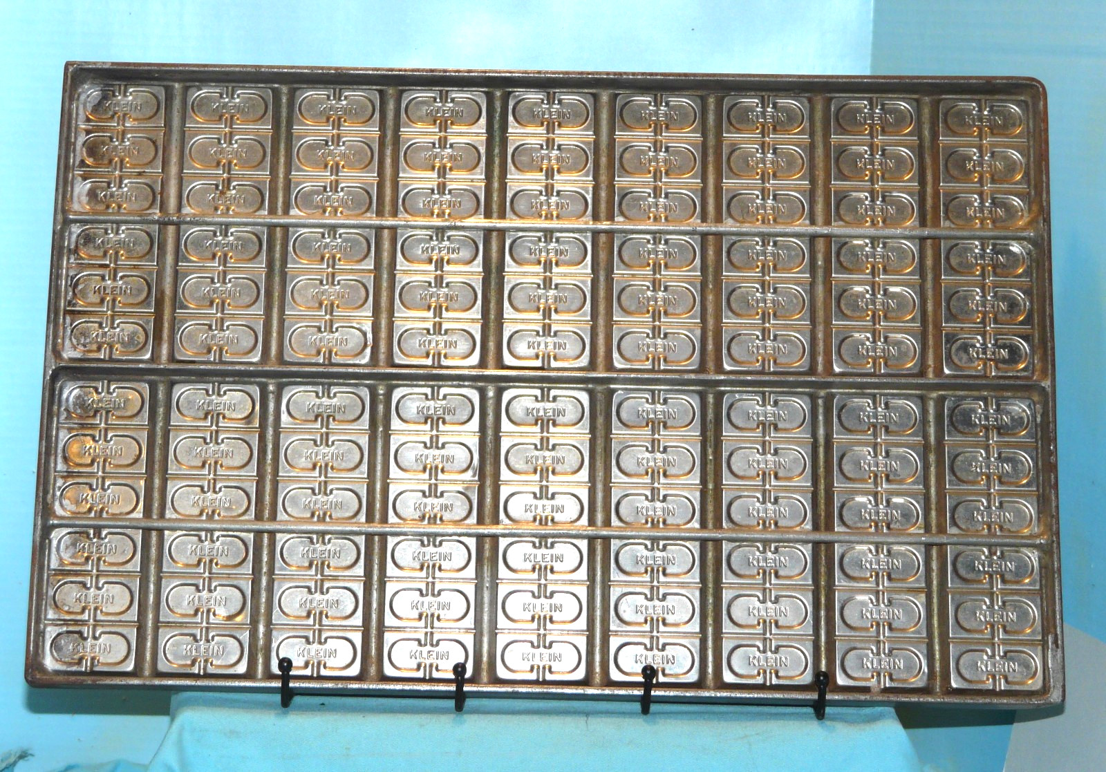 Klein’s Chocolate Elizabethtown~”KLEIN” Metal Chocolate Mold~Large 22″ Long