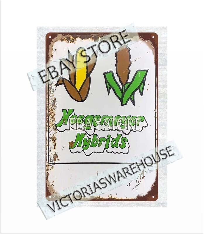 Hoegemeyer Hybrids metal tin sign latest house interior design