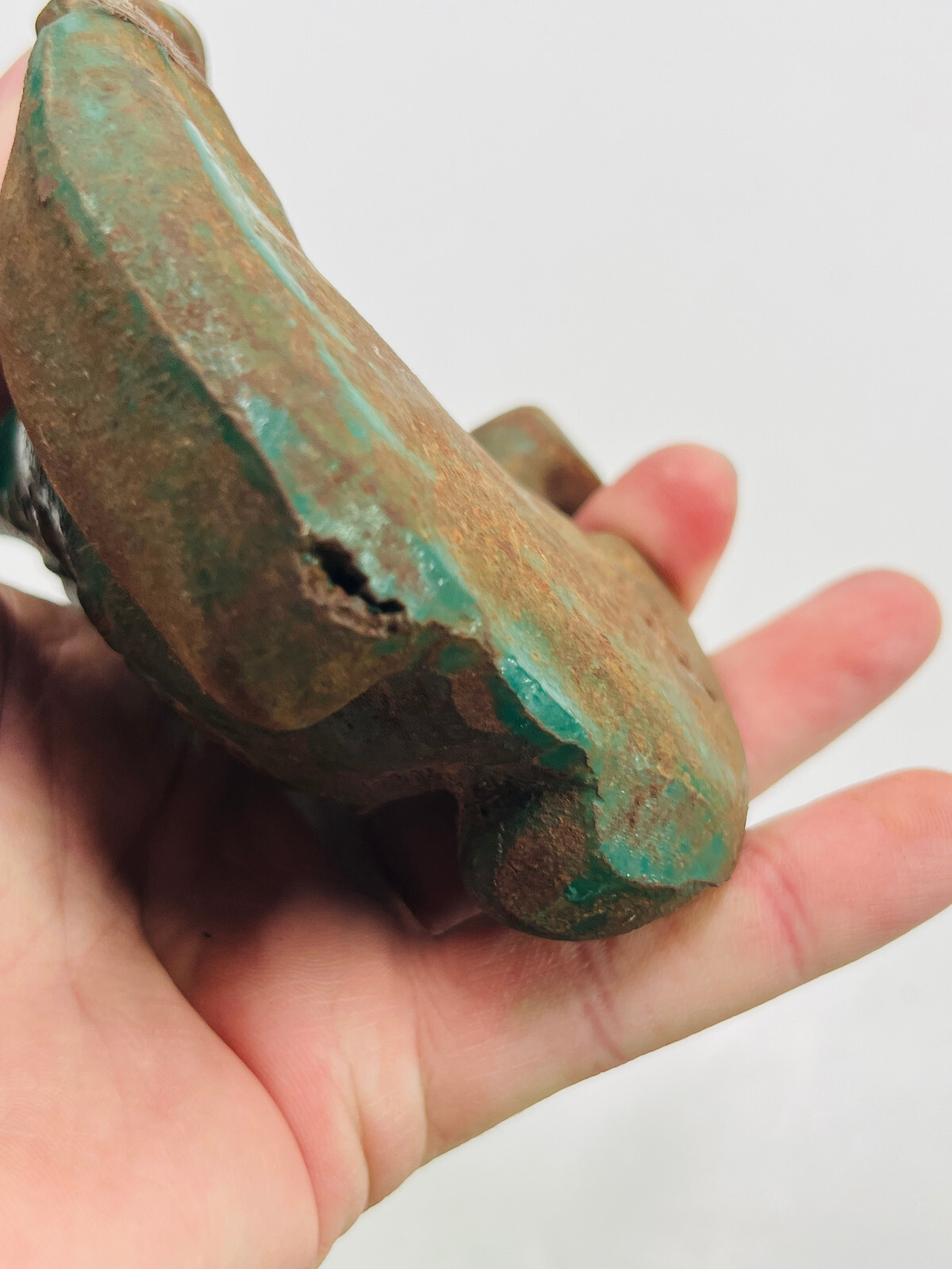 AUTHENTIC Croak for the Jackson Wagon Cast Iron Advertising Door Stop NICE PAINT