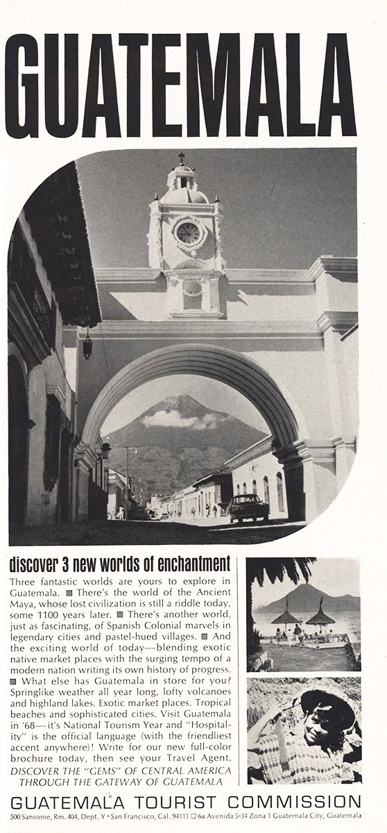 1968 Guatemala: New Worlds of Enchantment Vintage Print Ad