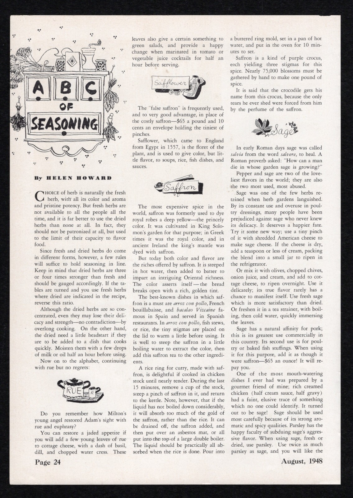 1948 In Love With France All Over Again Tourist Riviera Shops Museums Print Ad