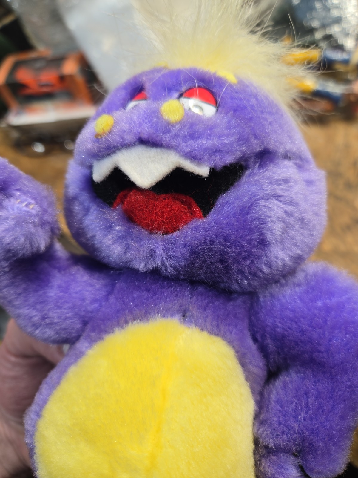 Vtg 1996 Chuck E Cheese Mr. Munch 9″ Plush Stuffed Doll ShowBiz Pizza Time