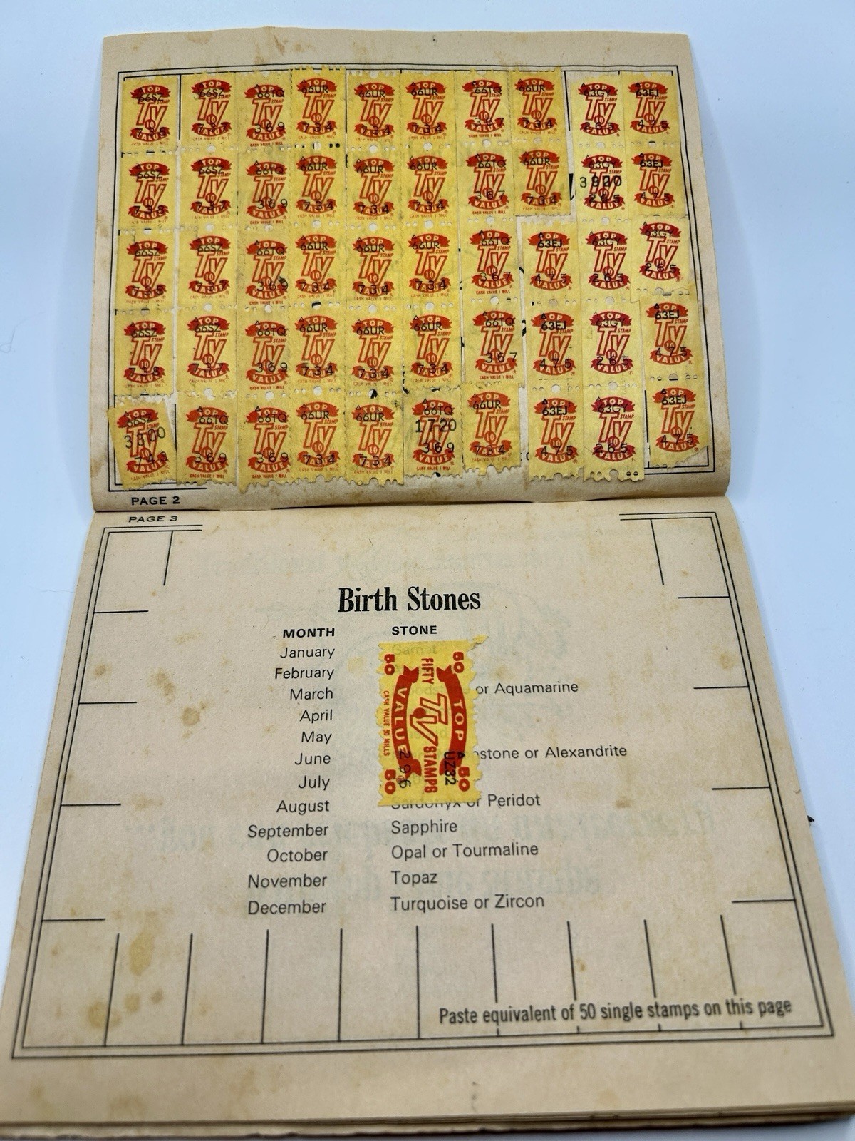 Top Value & Yellow Stamp Saver Books 1960s Grocery Store Advertising Full 12
