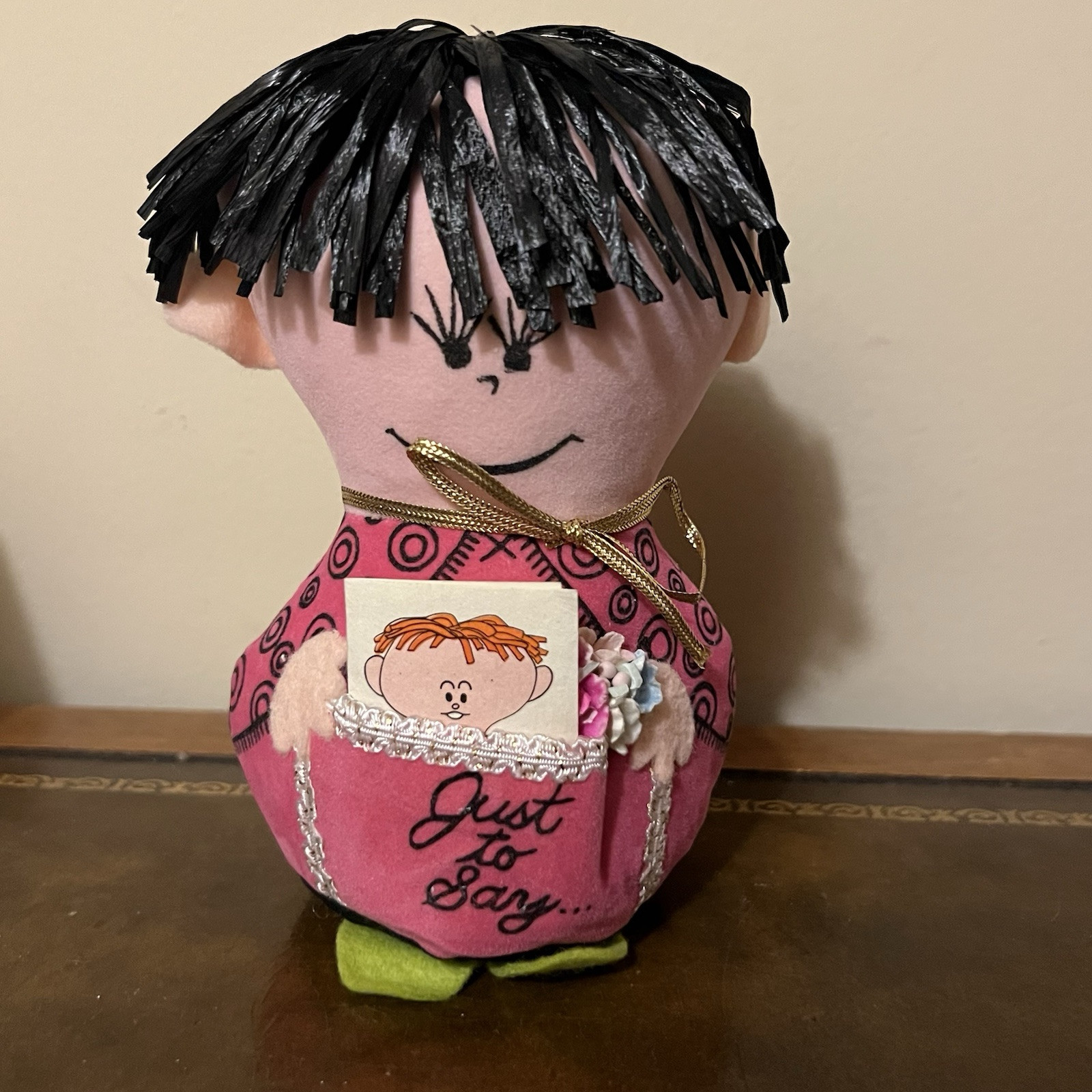 Vintage Dolly Gram Western Union Happy Anniversary Stuffed Doll