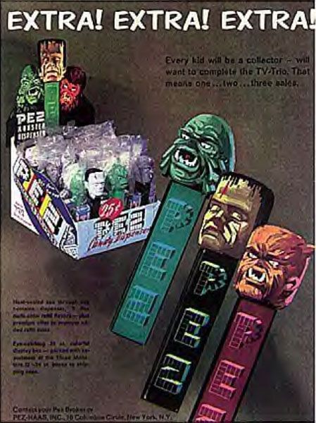 Vintage Pez Candy Ad Reproduction Framing Print Advertising 17×12