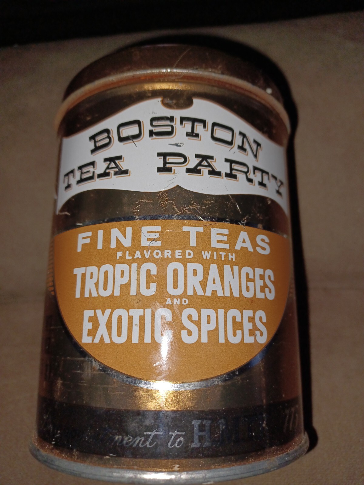 Boston Tea Party Fine Teas Tin – Boston Tea Co., Secaucus, NJ