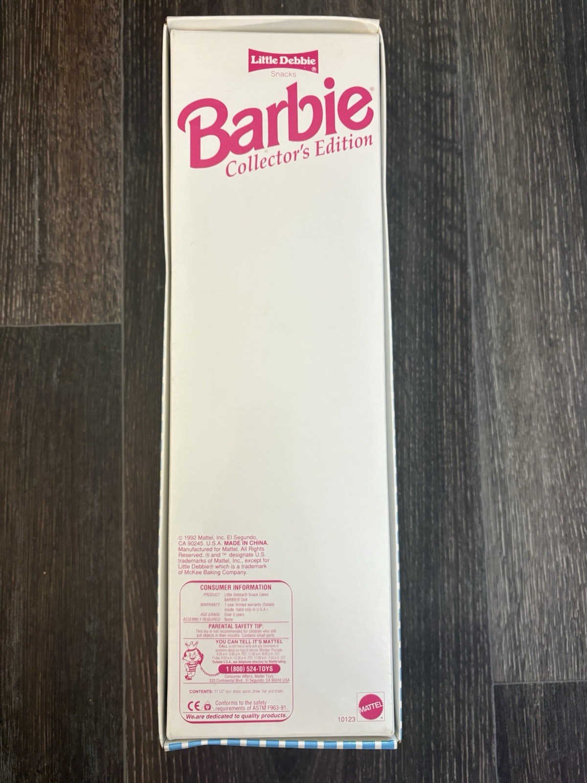 NIB 1992 Little Debbie Snacks Barbie Collector’s Edition Mattel #10123