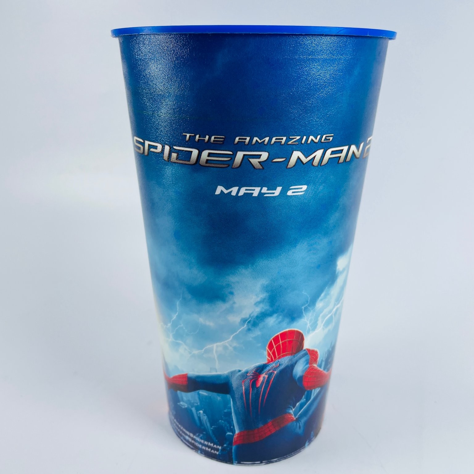 The Amazing Spider-Man 2 Movie Promo Cup 48oz Plastic Tumbler Marvel 2014 7.5″