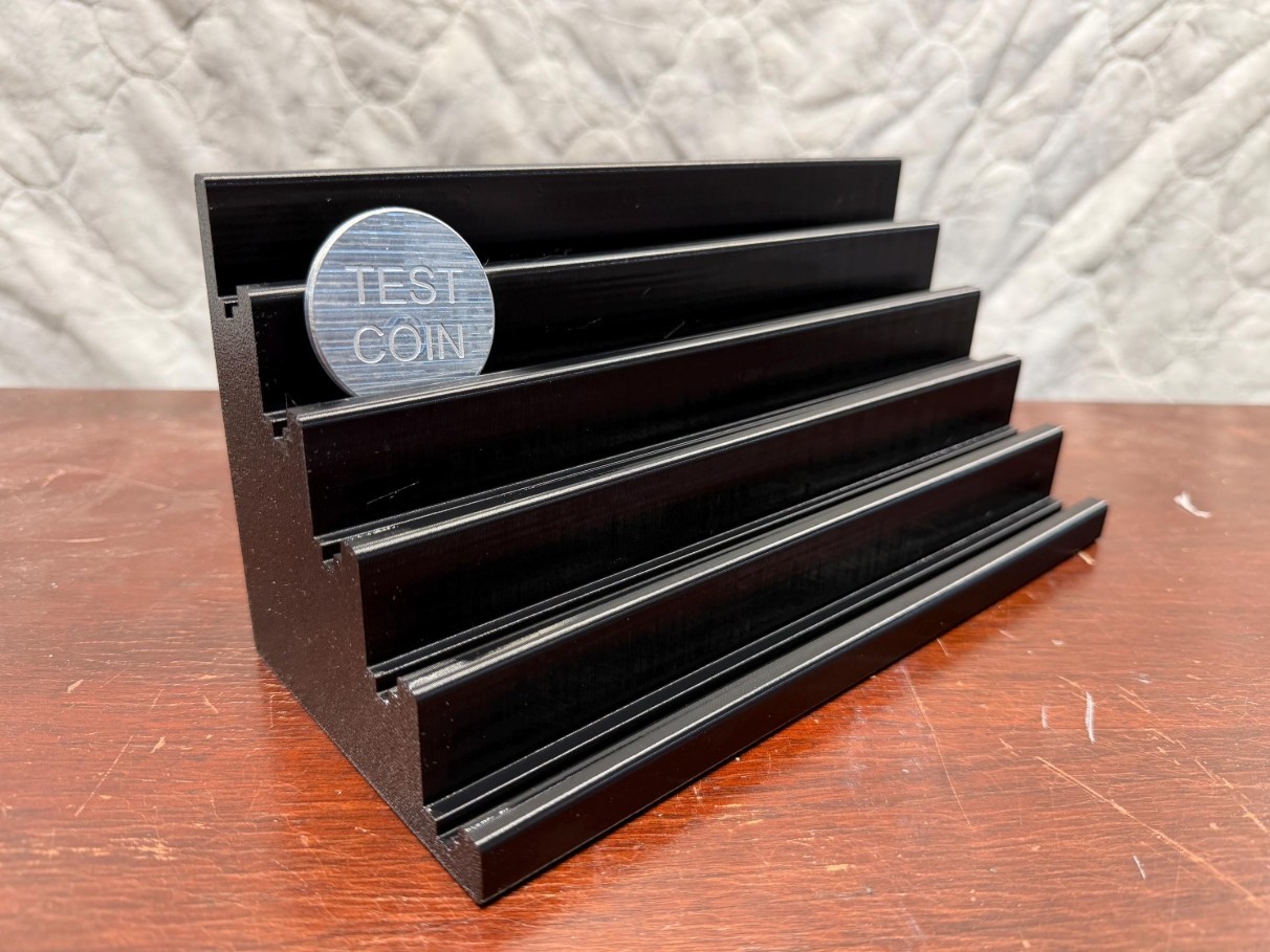Challenge Coin Display – For Large or Small Coins – Up to 28″ Wide!