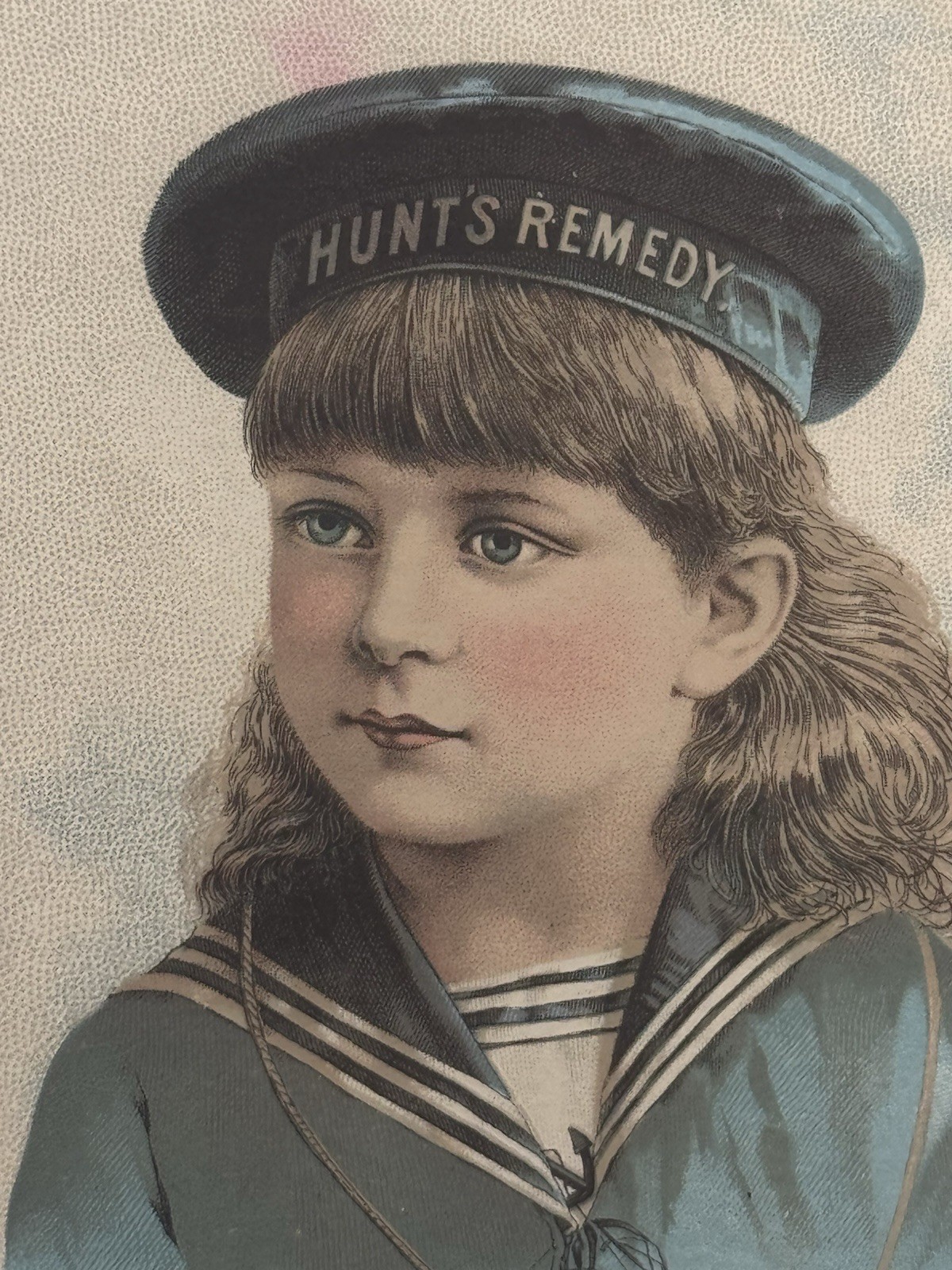 1890 Victorian Trade Card Hunt’s Remedy Quackery Medicine Kidney Liver