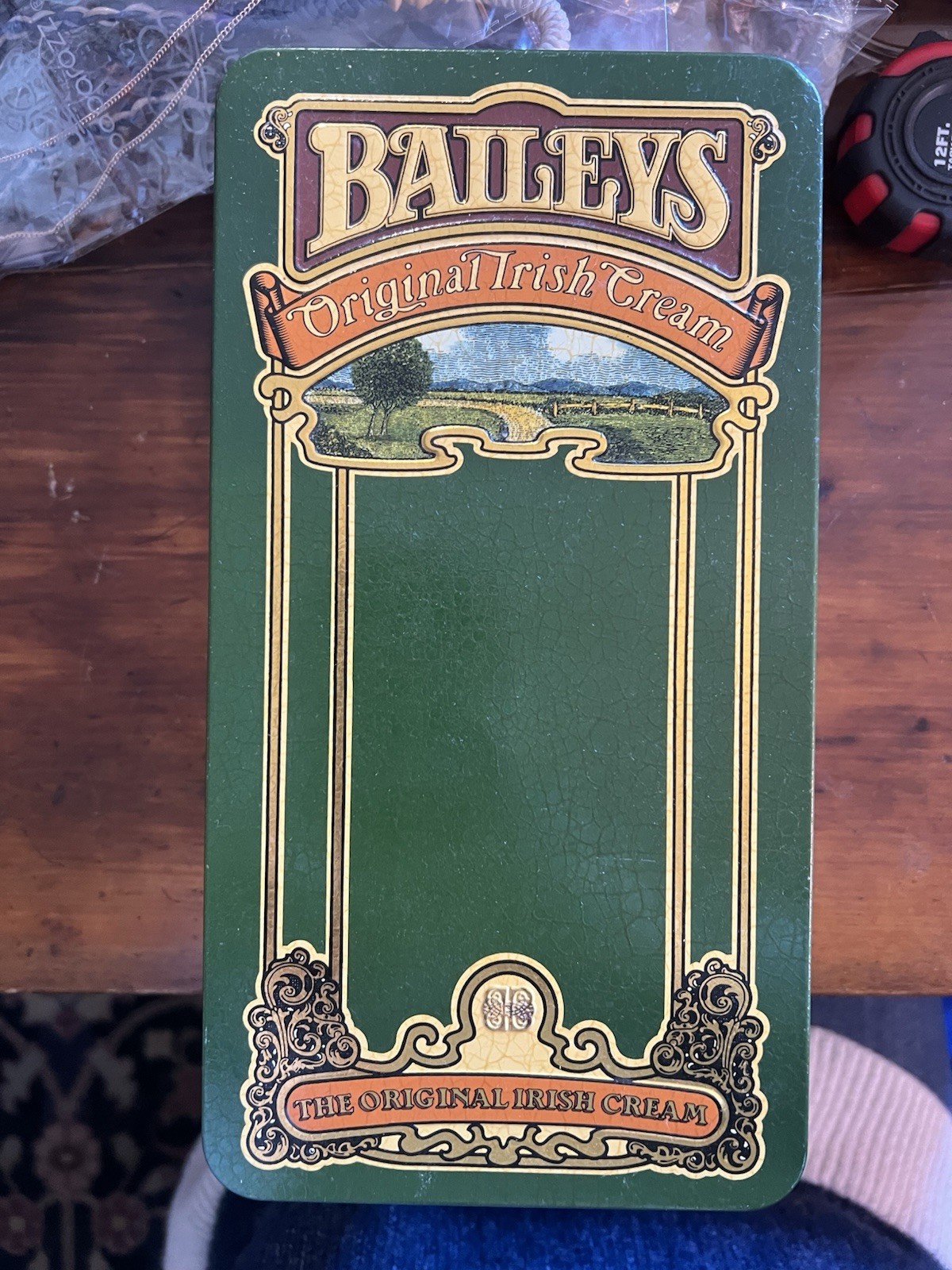 Vintage Baileys Original Irish Cream Rectangular Tin Can 10″ X 5.5” Collectible