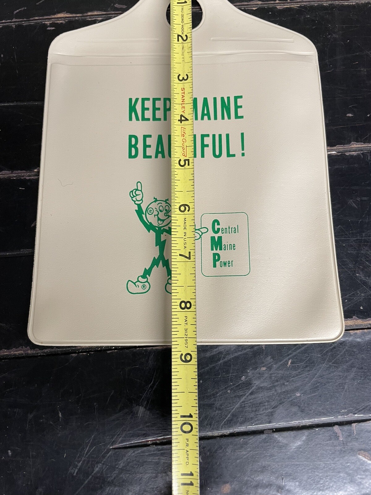 Vintage CMP Central Maine Power Door Hanger Pouch Sign REDDY KILOWATT