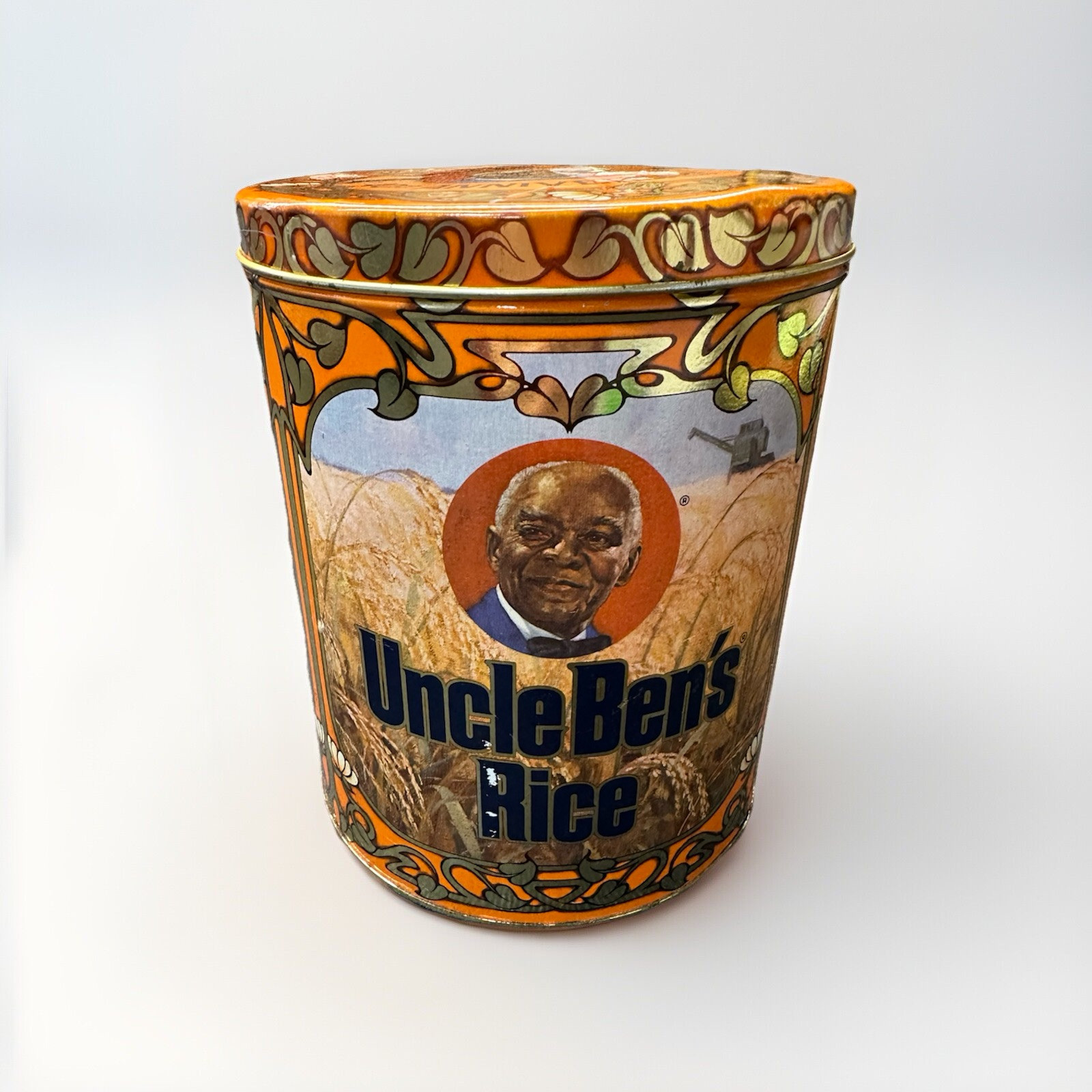 Vintage Uncle Ben’s Rice 40th Anniversary Limited Edition Tin Canister 1983 Nice