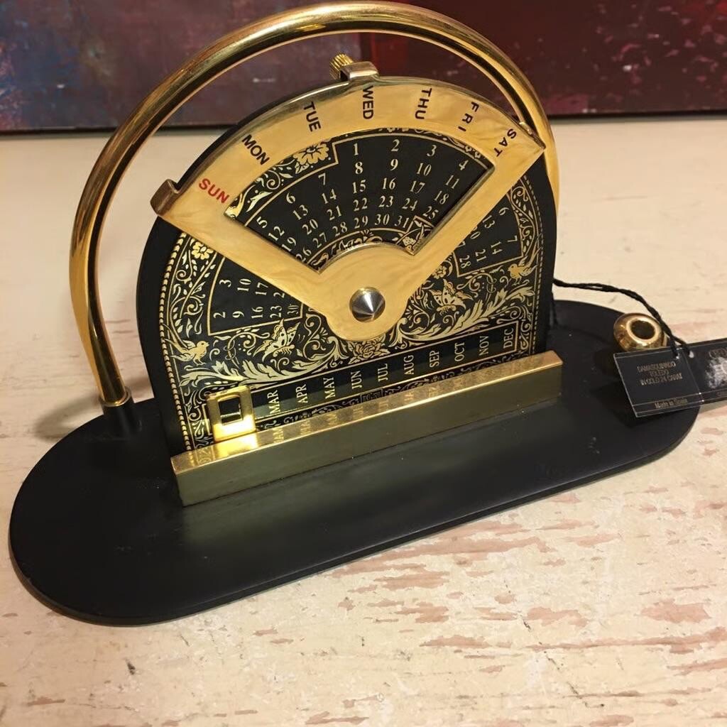 Damasquinado Toledo in Gold 24 Carat Made in Spain Calendar