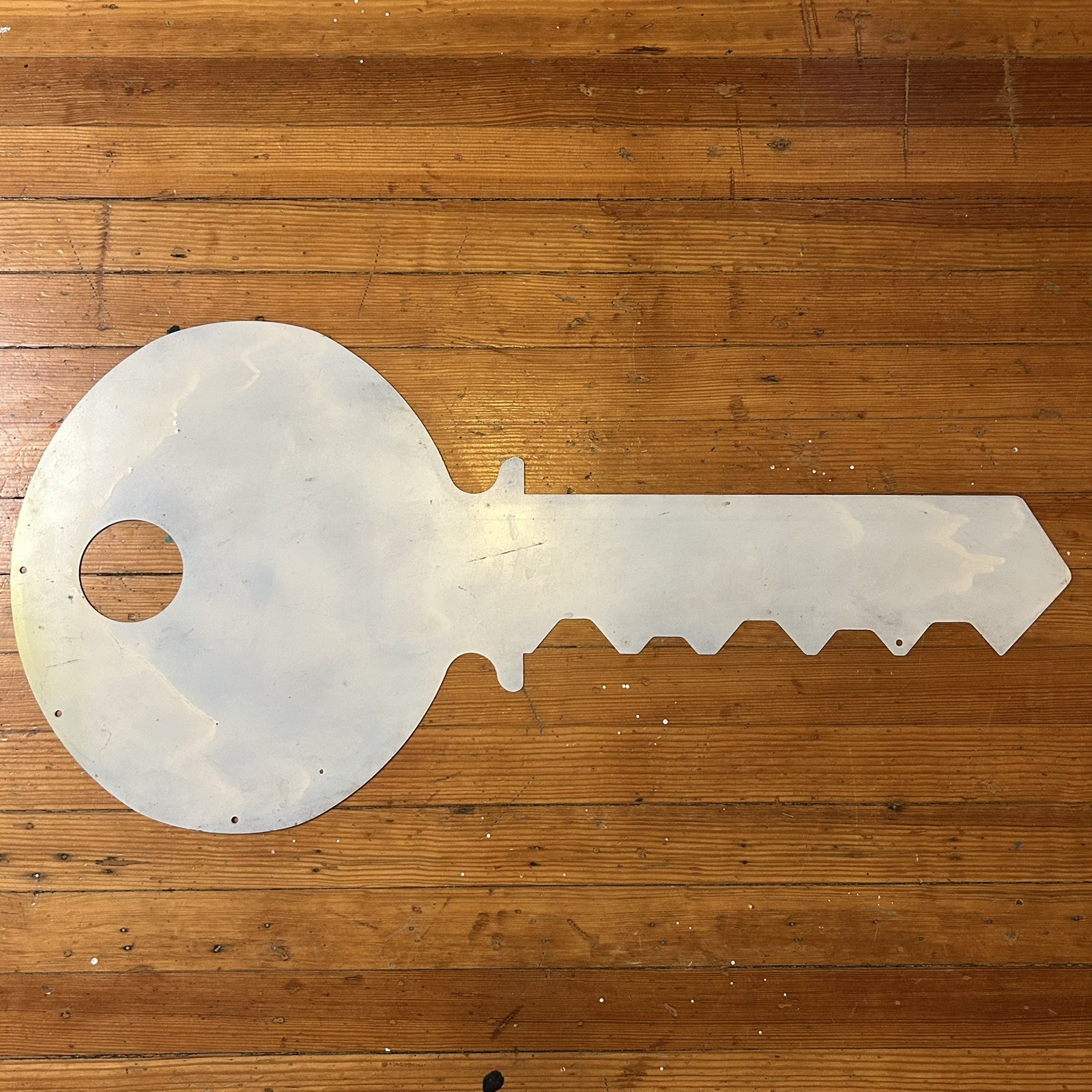 Vtg Curtis Industries Made While You Watch Locksmith Hardware Store Metal Sign