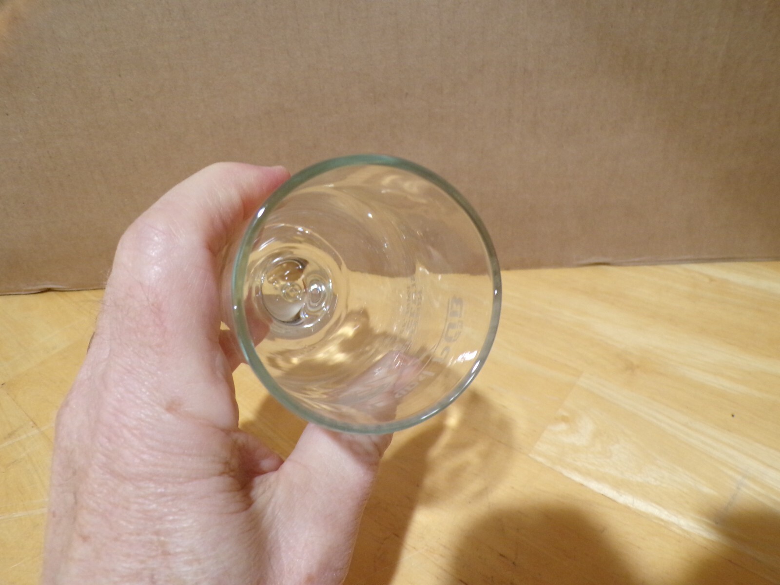 Pool & Pub 1st Ed Pub Club Stem Glass Goblet Pool Shark Mascot Cherokee Iowa