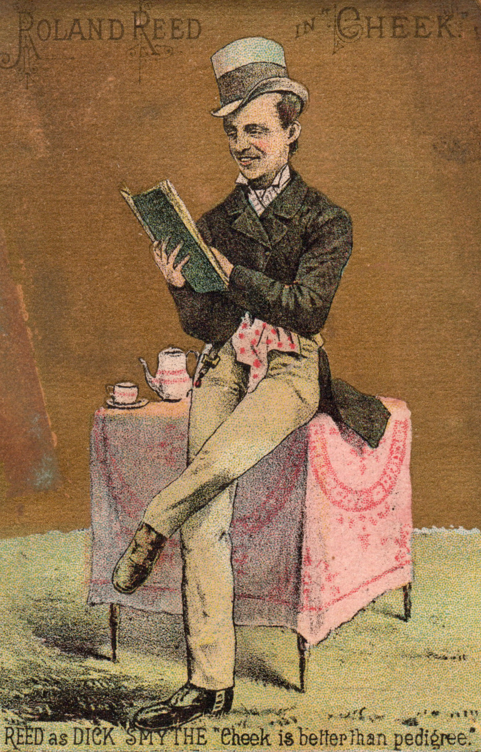 Roland Reed New York Dude Victorian Trade Card