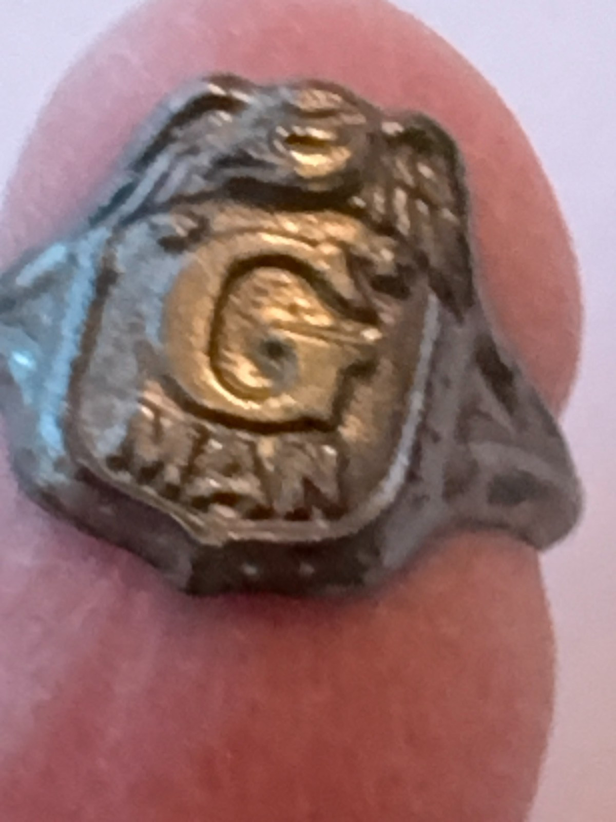 1930’s G Man Child’s Ring Gumball Prize 18 Antique Collectibles New Old Stock A+