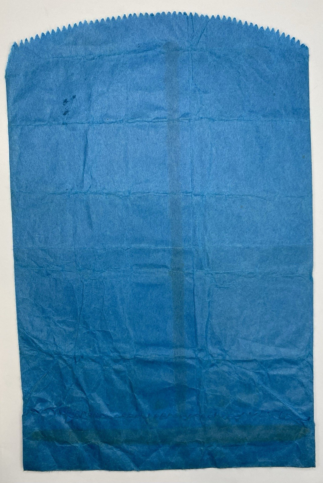 Ortega’s La Fonda Indian Shop Santa Fe New Mexico Blue Paper Bag from Store
