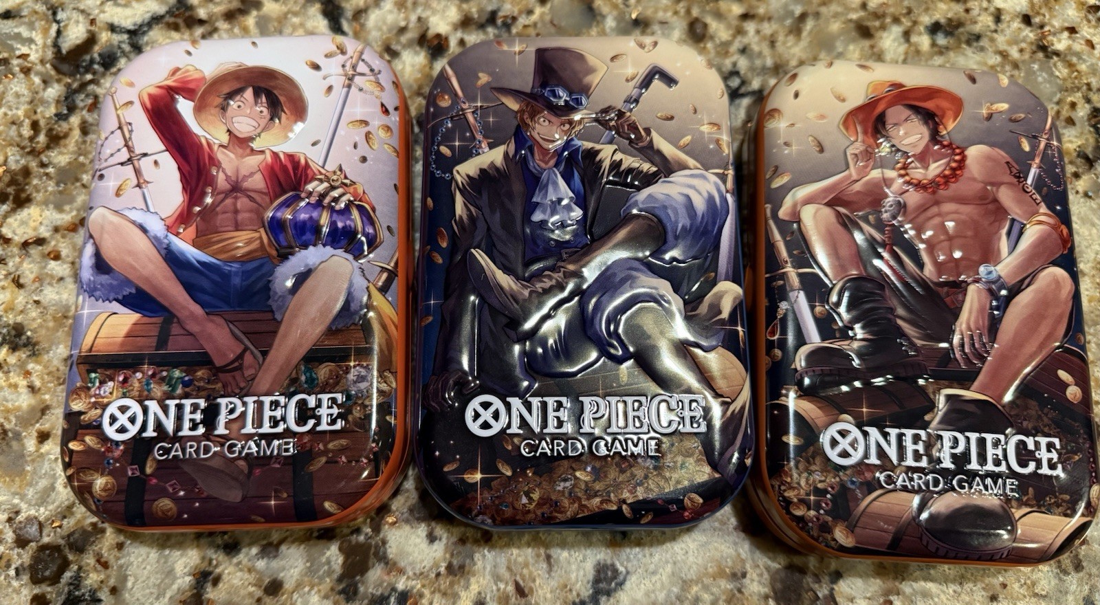 One Piece Tins Vol. 2 EMPTY NO PACKS 3 Tin Set