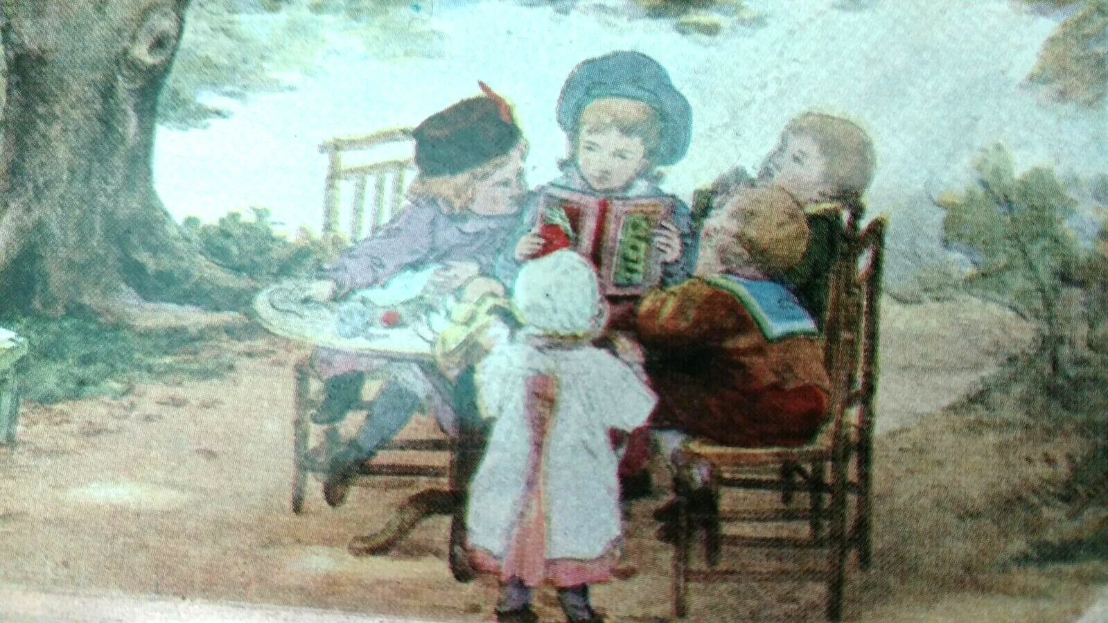 COLLECTOR TRAYS VINTAGE MASSILLY FRANCE – CHILDREN SCENES