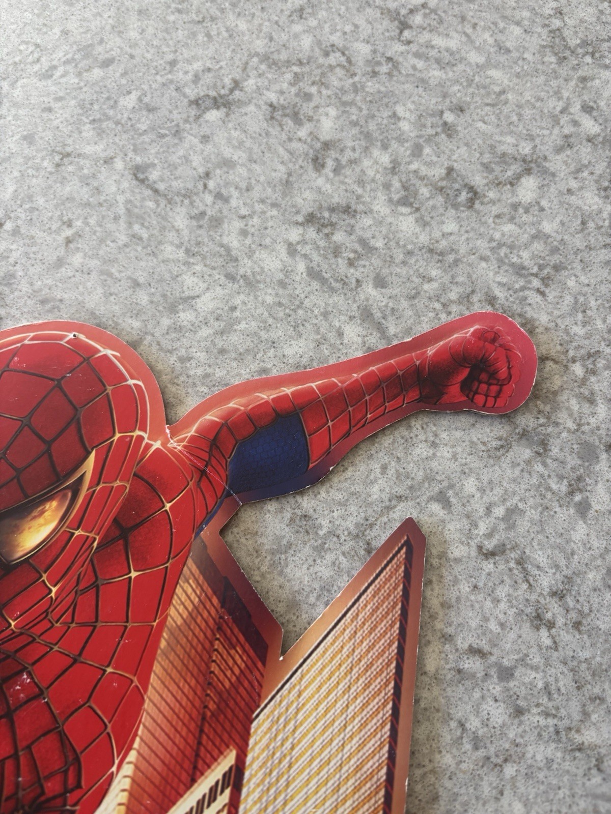2002 TWO-SIDED Store Sign SPIDER-MAN w/ Green Goblin (READ DESCRIPTION)