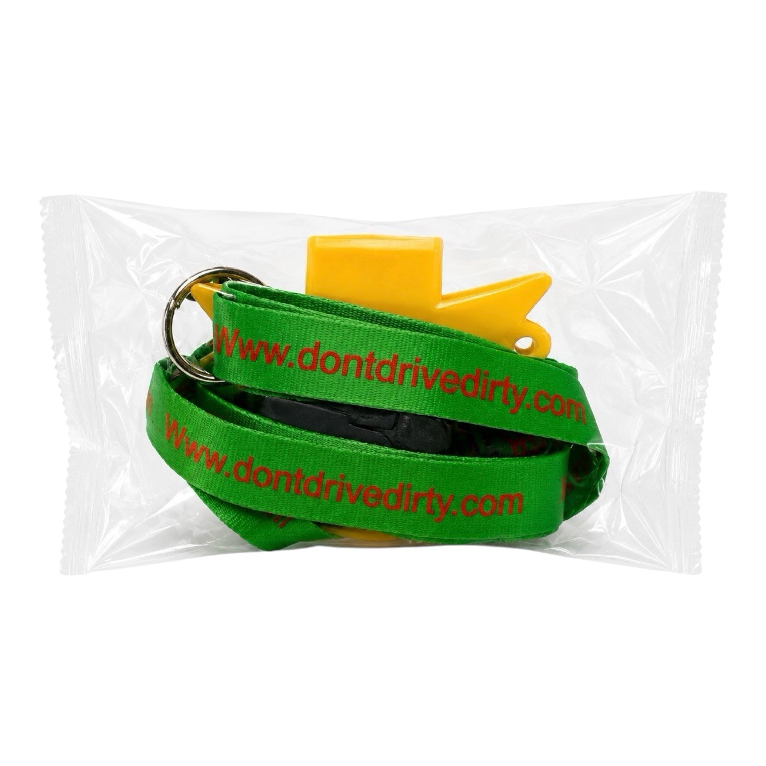 RARE Quick Quack Car Wash Promo Whistle & Lanyard NOS New Giveaway Sealed