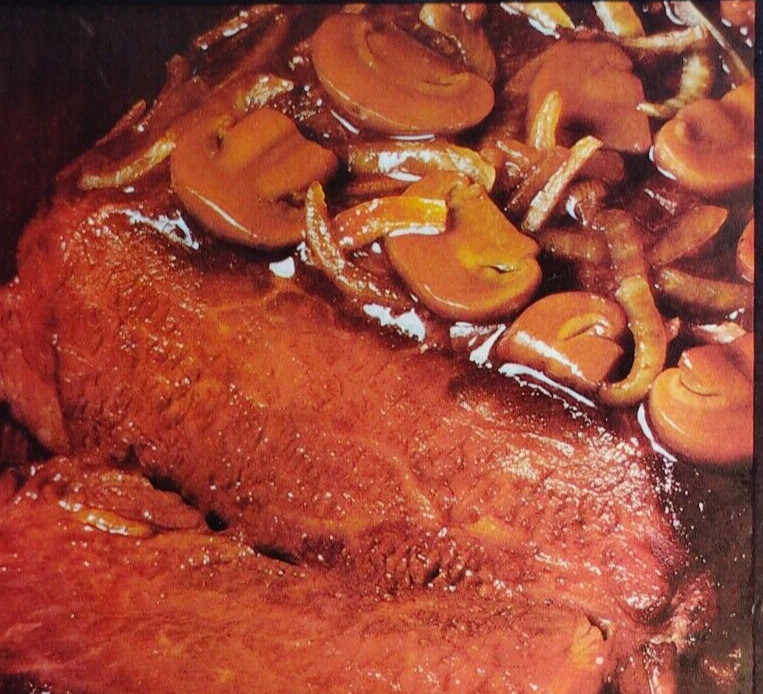 Vintage Ad Lipton Onion Soup Chuck Steak Recipe Soup’s On Mushrooms