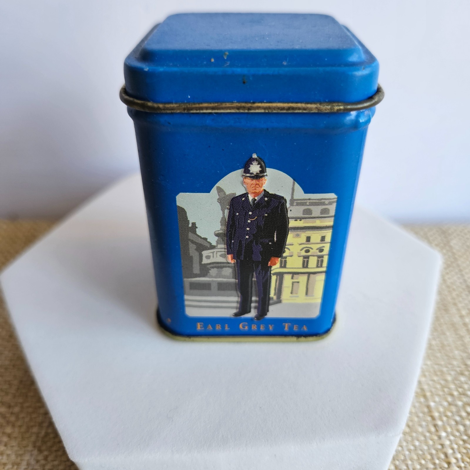 Mini Tea Tin Set London Telephone Booth Ahmad Earl Grey English Afternoon Empt