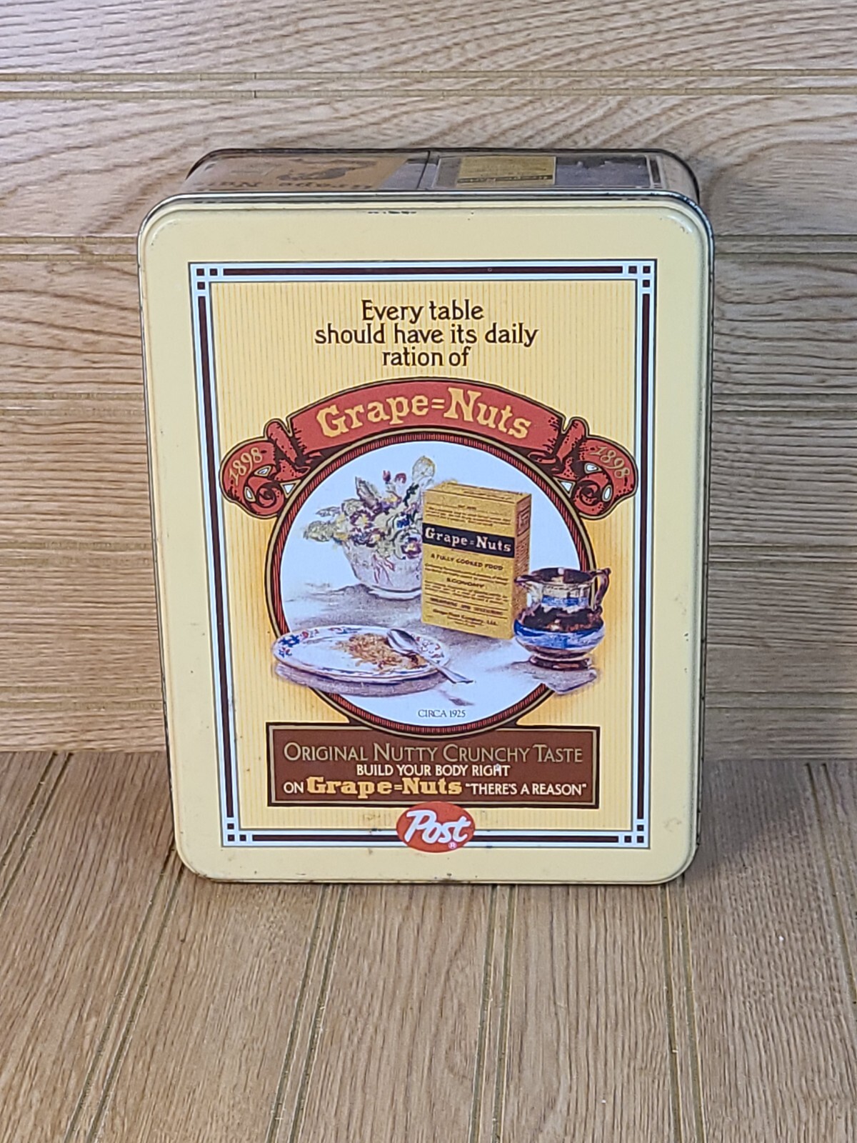 Vintage Post Grape Nuts Tin Replica Tin